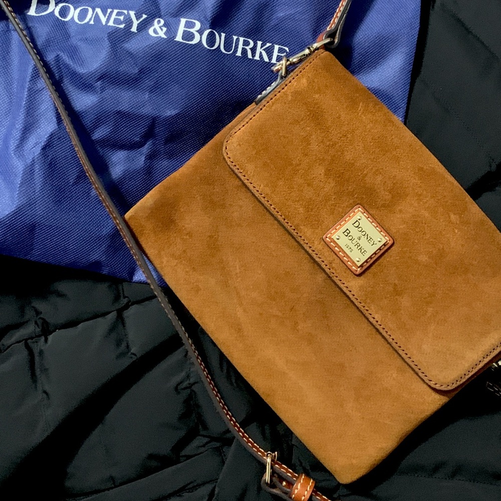 Dooney & Bourne suede crossbody bag